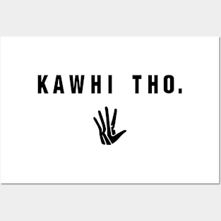 Kawhi Tho with Klaw. (Black Font) Posters and Art